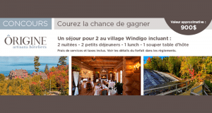 Séjour nature pour 2 personnes au village Windigo