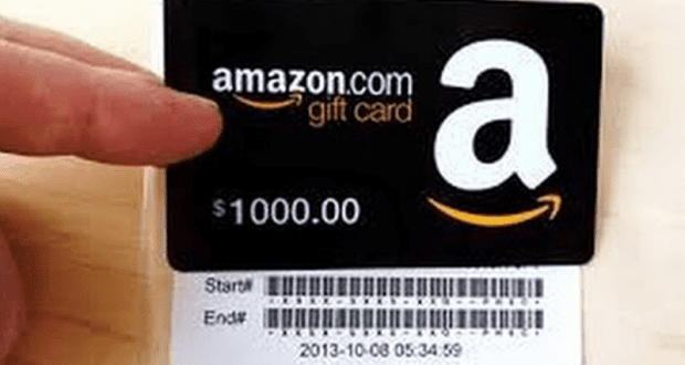 Une Carte-cadeau Amazon de 1000 $