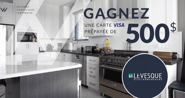 Une carte Visa prépayée de 500$