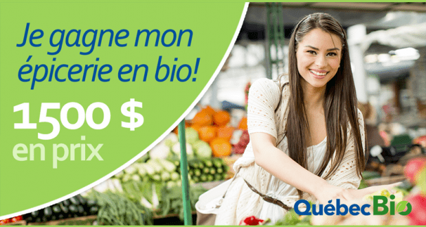 1 500$ d'épicerie en bio