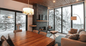 Fin de semaine dans le chalet Métis ou le Éméra dans Charlevoix