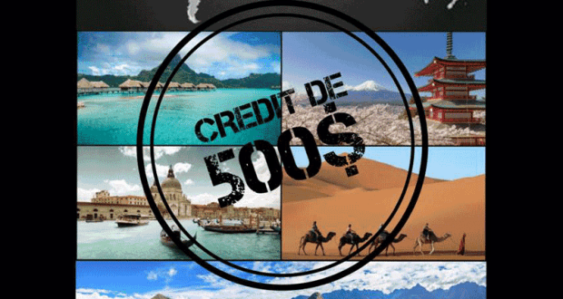 Gagnez Un crédit voyage de 500$