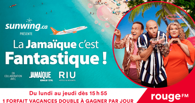 Gagnez l'un des 24 voyage tout-compris pour 2 en Jamaïque