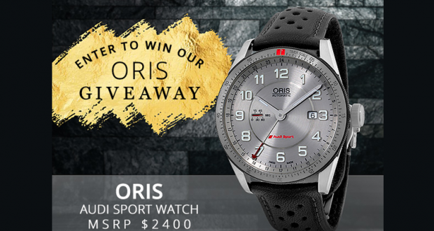 Montre Oris Audi Sport Watch d'une valeur de 2 400 $