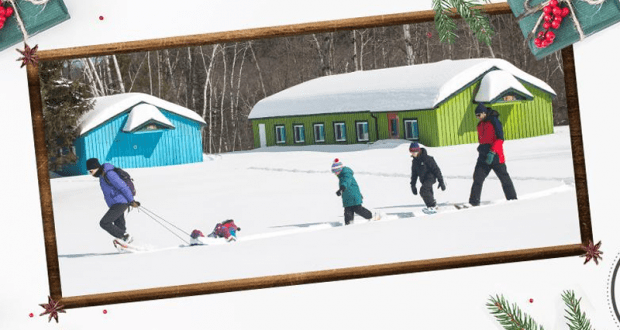 Séjour en famille dans un gîte de La Base de Plein-Air Air-Eau-Bois