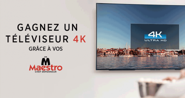Un téléviseur 4K Ultra HD