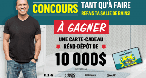 Carte-cadeau Réno-Dépôt de 10 000$