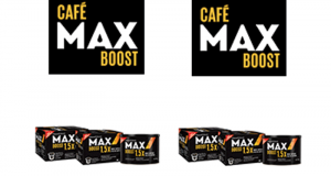 Coupon de 1$ sur un produit de café MAX BOOST
