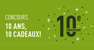 Gagnez l'Un des 10 prix parfaits pour les adeptes de plein air