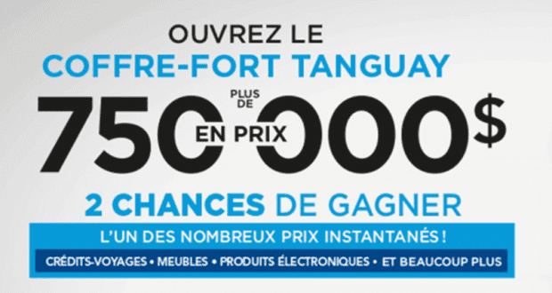 Gagnez plus de 750 000$ en prix - Ameublements Tanguay