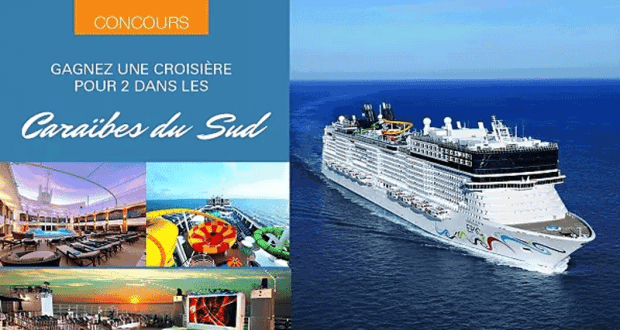 Gagnez une croisière pour deux dans les Caraïbes du Sud