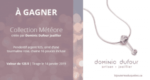 Pendentif argent 925 orné d'une tourmaline rose