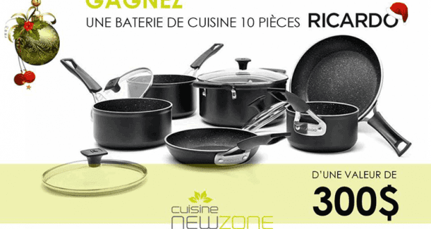 Une batterie de cuisine 10 pièces de Ricardo