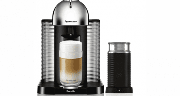 Une machine à capsules Nespresso VERTUO de Breville