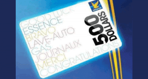 500$ en carte-cadeau d'essence