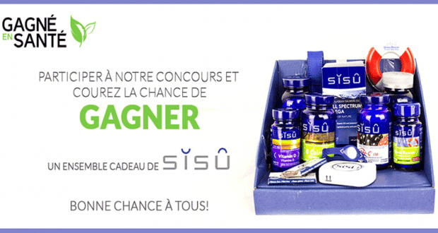 8 paniers-cadeaux de produits de santé naturels SISU