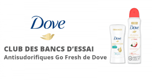 Club des bancs d’essai - Dove Body Wash