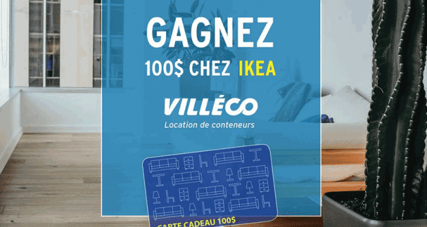 Gagnez 100$ chez IKEA