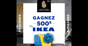Gagnez Une carte cadeau de 500$ chez IKEA