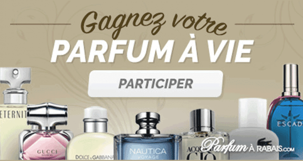 Gagnez votre parfum à vie grâce à Parfum à Rabais