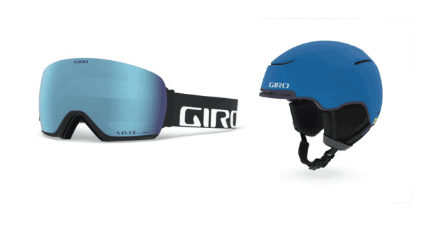 Lunettes et casque de ski