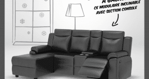 Un Modulaire inclinable avec section console (1249$)