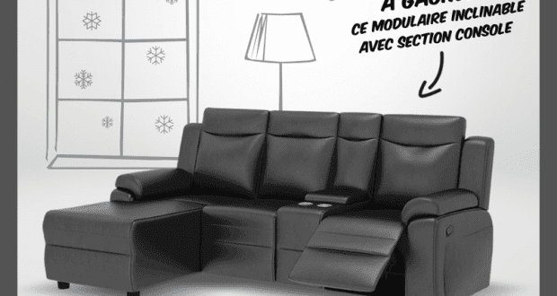 Un Modulaire inclinable avec section console (1249$)