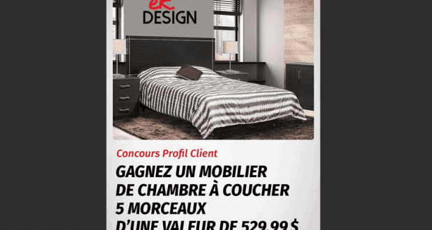 Un mobilier de chambre à coucher 5 morceaux