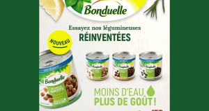 Coupon de 1$ sur 2 boîtes de légumineuses Bonduelle