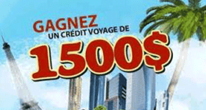 Crédit-voyage de 1 500 $