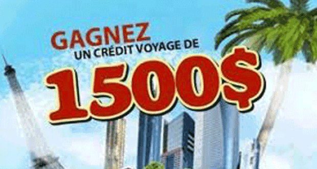 Crédit-voyage de 1 500 $