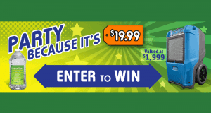 Déshumidificateur portatif d'une valeur de 1 999 $