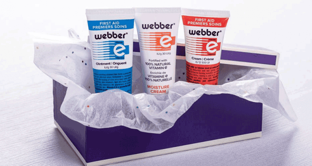 Ensembles cadeaux de 3 tubes des crèmes WEBBER Vitamine E