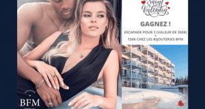 Escapade à l'Estérel d'une valeur de 350$ + 150$ bijouteries BFM