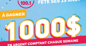 Gagnez 1000$ en argent comptant chaque semaine