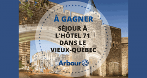 Un séjour pour deux à l'Hotel 71 dans le vieux Québec