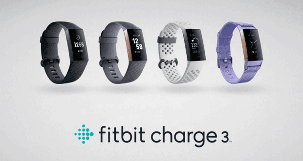 Une montre FITBIT CHARGE 3 d’une valeur de 170$