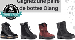Une paire de bottes OLANG