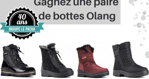 Une paire de bottes OLANG