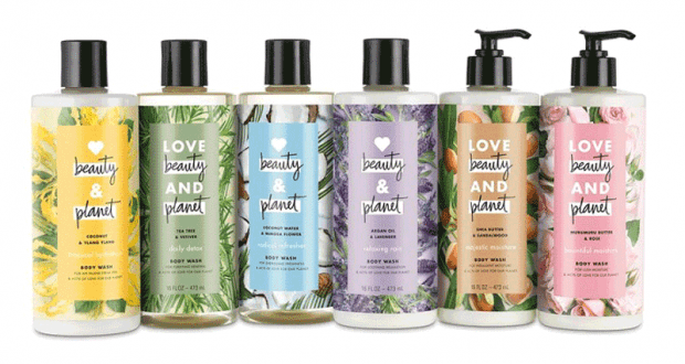 Échantillons de Shampoing et revitalisant Love Beauty and Planet