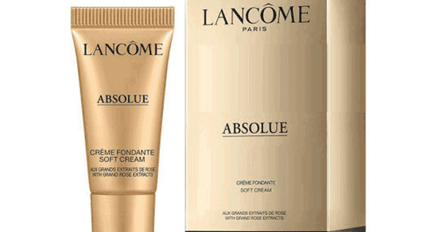 Échantillons gratuits de la Crème Fondante Absolue Lancôme