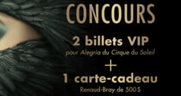 Carte-cadeau Renaud-Bray de 500 $ + billets Cirque du Soleil