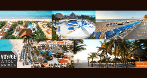 Gagnez 3 Voyages tout inclus pour 2 à Riviera Maya