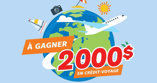 Gagnez Un crédit-voyage de 2 000 $