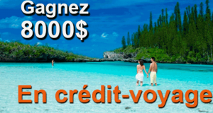 Gagnez Un crédit-voyage de 8000 $