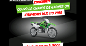 Gagnez un Kawasaki KLX 110 2018 d'une valeur de 3300$