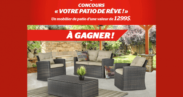 Mobilier de jardin 4 morceaux d'une valeur de 1299$