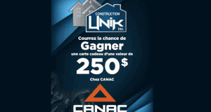 Une carte cadeau Canac de 250$