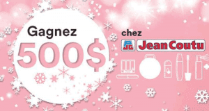 Une carte cadeau Jean Coutu de 500$