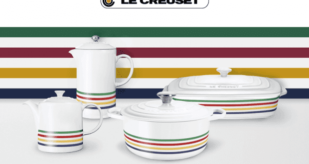 Une cocotte de 5.3L Le Creuset à rayures La Baie